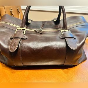 Used Old Angler Firenze Italian Leather Bag